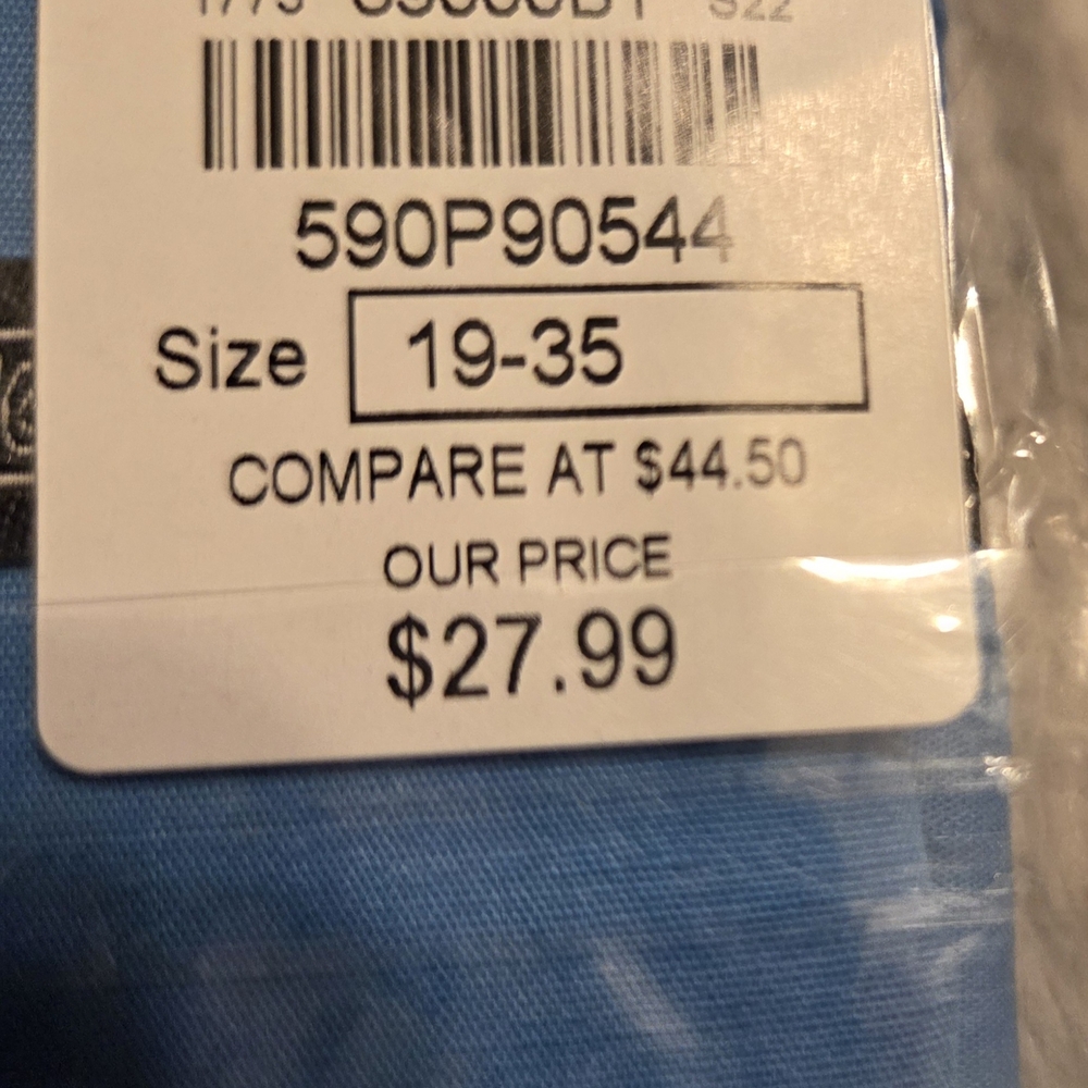 💘■Limited Time■🆕️Stacy Adams Men's Blue Performance Tech Shirt With Tie 👔 - Picture 4 of 7